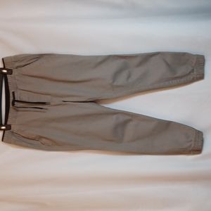 Plugg Men's Slim Fit Straight Leg Tan Jogger Pants. Size M (32-34)